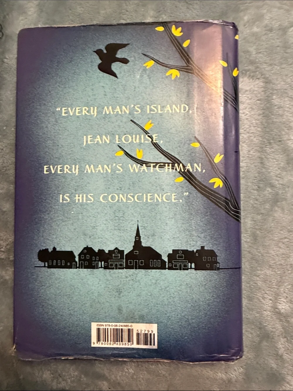 Harper Go Set a Watchman - Blue/Yellow Hardcover Novel